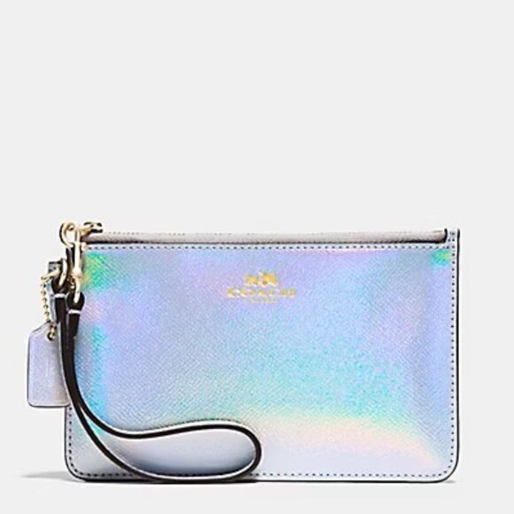 Coach Iridescent Handbag Wristlet - Picture 1 of 8